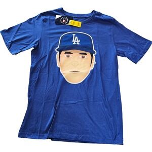 Los Angeles LA Dodgers Youth T-Shirt Emoji Ohtani #17 Size XL (18/20) NWT